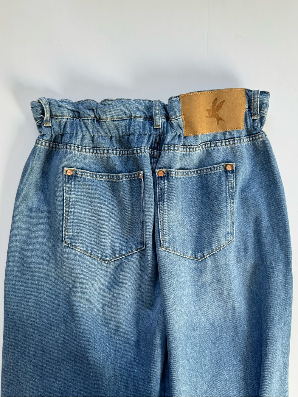 FP x One Teaspoon Harem Jeans Size 29 NWT Bright Blue Cropped Low-Slung Denim - Picture 5 of 11